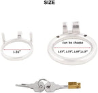 Male Chastity Device Stainless Steel Small Penis Ring Easy to Wear Male Virginity Lock J12245 45mm