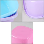 12 Quart Square Plastic Dish Pans, Set of 4 Small Plastic Dish Wash Basins