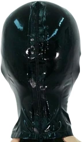 Realistic Latex Mask Open Eyes and Nostrils Rubber Unisex Hood Unique Club Wear
