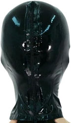 Realistic Latex Mask Open Eyes and Nostrils Rubber Unisex Hood Unique Club Wear
