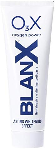 BlanX Pro Shine Whitening O3X Oxygen Power Non-Abrasive Peroxide Free Toothpaste - 75ml (Pack of 3)