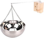 Sauna Bowl Set - Stainless Steel Sauna Essential Oil Bowl for Dry Steam and Aromatherapy - Practical Sauna Accessories