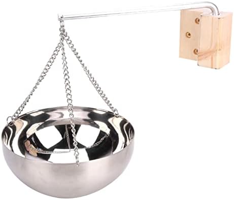 Sauna Bowl Set - Stainless Steel Sauna Essential Oil Bowl for Dry Steam and Aromatherapy - Practical Sauna Accessories