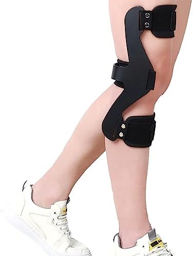 Fixed Knee Immobilizer Brace, Knee Hyperextension Orthosis, Worn in 10 Seconds, Anti-rotation Design, Lightweight and Comfortable, for Knee hyperextension, Hemiplegic Knee Abduction Fixing Brace