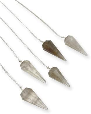Wholesale Gem Shop Natural Gemstone Crystal Faceted Pendulum