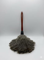 AAYU Feather Duster (36cm) 14.5 inch for Home Cleaning | Soft-Feather Moping and car dusting| Eco-Friendly Genuine Ostrich Dusters with Wooden Handle Easy to Clean Reuse