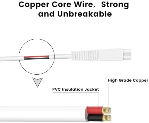 H2ofloss USB Charging Cable for Water Flosser, Compatible with Certain Portable Water Flossers that Utilize a 2-Round Pin Charging Interface