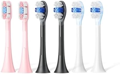 Compatible for SOOCAS X1 X3 X3U X5 Teeth Brush Replacement Heads ，Sonic Electric Toothbrush(White 2 pcs)