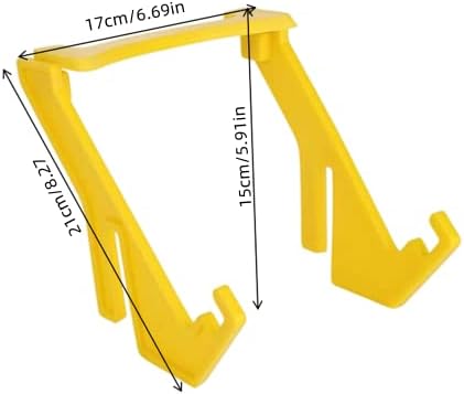 2pcs Yellow Plastic Bee Honey Bucket Rack Frame Grip Holder Beekeeping Beekeepers Tool Honey Extractor Equipment