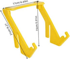 2pcs Yellow Plastic Bee Honey Bucket Rack Frame Grip Holder Beekeeping Beekeepers Tool Honey Extractor Equipment