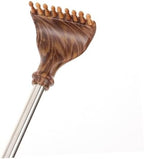 Retractable Wooden Back Scratcher Purple Sandalwood 20 Extendable Body Massager Tool for Adults Portable Itching Relief Device for Seniors and Travel