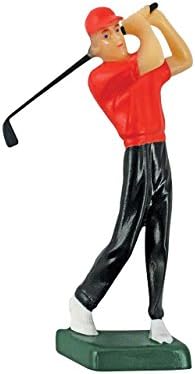 PME Golf Decorations/Plastic Figures, 13-Pieces, Green/Red/Blue/White/Black