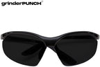 grinderPUNCH Full Lens Magnification Safety Glasses Readers ANSI Z87 Impact Resistant Diopter Magnifying Reading Glasses