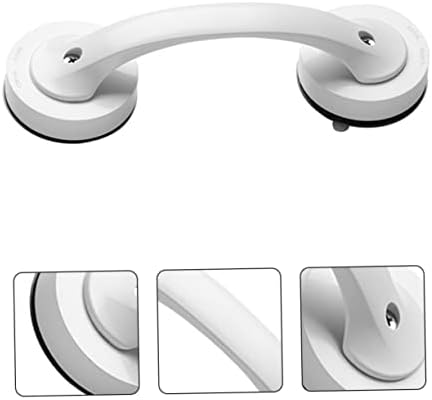 BESTOYARD Suction Cup Grab Bar for Bathtubs and Showers Non-Slip Shower Handle for Seniors and Disabled Stainless Steel Handrail Strong Suction for Bathroom Safety