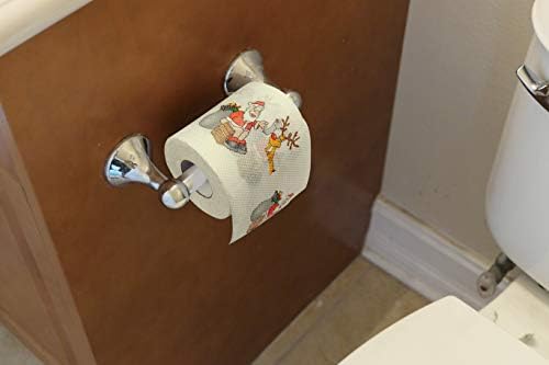 SummitLink 6 Rolls 3 Style of Merry Christmas Santa Claus Toilet Paper Tissue Napkin Prank Fun Birthday Party Novelty Gift Idea