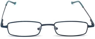 Ultra Slim Compact Lightweight Tube Reading Glasses with Portable Clip Aluminum Case