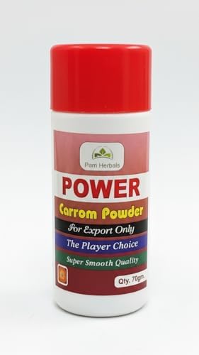 Premium Carrom Board Powder 70g - Smooth Gameplay, Anti-Friction Formula for Professional & Beginner Players