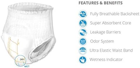 Abena Abri-Flex Premium Protective Underwear, Level 1, (Extra Small To XX-Large Sizes) Large, 14 Count
