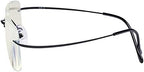 CessBlu Rimless Blue Light Blocking Glasses for Men Reading Computer Titanium Computer Readers Cut UV Rays Bendable