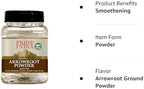 Pride of India – Natural Arrowroot Ground Powder – Baking & Thickening Agent – Gluten & GMO Free – Good for Sauces, Fritters & Fries – Easy to Use – 8 oz. Medium Dual Sifter Jar