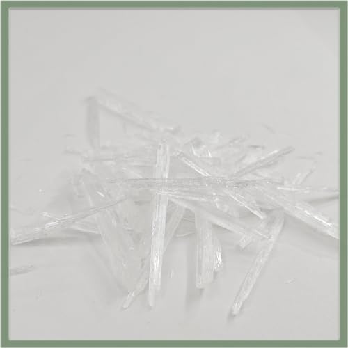 2024New Menthol Crystals 1 oz>=28.3mg. 100% Natural USP Food Grade - Great for Making Shower Steamers, Balms, Creams and Soap Making. Acrylic flip Box (2.3 * 2.3) inches【100% New 1Oz -1 Box】