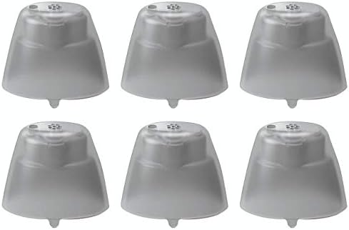 FCS Pack of 6 Click Sleeve for Siemens Signia Run Click-CIC (Closed-Medium).