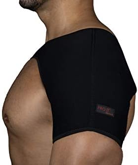 PRO 11 WELLBEING- Adjustable Neoprene Shoulder Support For Left And Right Shoulder For Frozen Shoulder, Sprains, Dislocated Shoulder And Other Shoulder Injuries (X-Large)