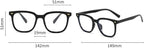 Oversized Anti Blue Light Fatigue Relieve Computer Readers New Reading Glasses Presbyopic Glasses Flat Light Mirror