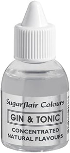 Sugarflair Concentrated Natural Flavours for Food Products - 30ml - Gin & Tonic