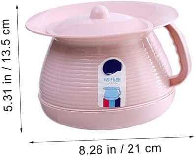HEALLILY Children Urinal Pot with Lid Portable Kids Pee Pot Large Capacity Plastic Travel Urinal for Home Camping Car Use Easy to Clean Unisex