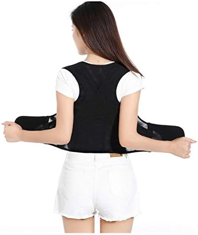 Orthopedic Corrector Corset for Children Back Brace Scoliosis Clavicle Support Belt Waist Trainer Unisex,Black-Small