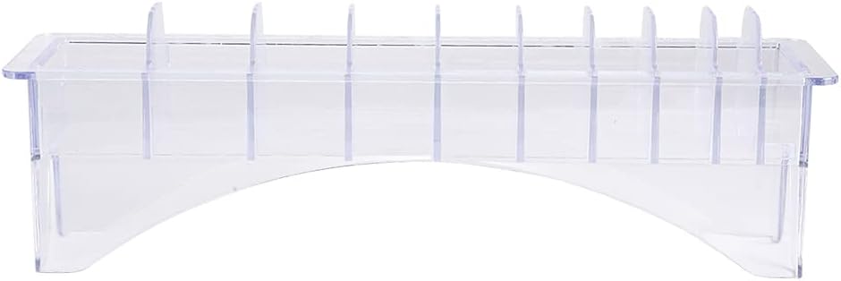 ANGGREK Clipper Guard Holder, Box Clipper Limit Comb Storage Box Hair Clipper Positioning Caliper Comb Organizer Case(Limit Comb Box 10 pcs)