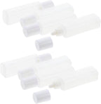 Healifty 30PCS 3ML Empty Plastic Squeezable Eye Liquid Dropper Bottles with Screw Cap, Portable Travel Empty Cosmetic Lens Care Bottle, Mini Refillable Plastic Droper Bottle