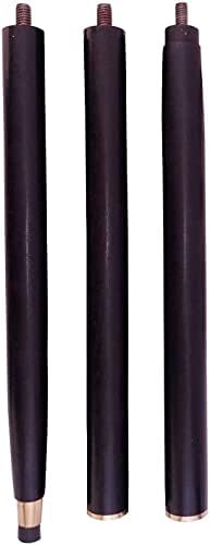 Vintage Antique Walking Cane Wooden Walking Stick Silver Brass Handle Knob Gift, 39 Inch, Black