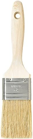 Minwax 427350008 Polyurethane 2" Trim-Black China Bristle Blend Brush/Roller/Applicator, 2 Inch, White
