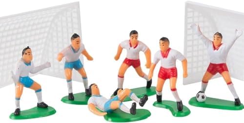 9Pcs Football/Soccer Toppers for Cake and Cupcakes Attractive Processed Cake Toppers for Sports Theme Baby Shower Party Supplies Cake Toppers Decorations, Frosting, Icing and Decorations