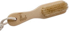 Pumice Stone for Feet with Natural Bristle Nail Brush – Wooden Handle Foot Callus Remover – Dual-Sided Pedicure Tool for Smooth Skin – 7.25 Inch
