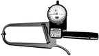 Skinfold Caliper with Calibration Dowel, Wood Case, and Instruction Manual with Charts to Measure and Calculate Body Fat Percentage - 0.2 mm Accuracy, Scientific