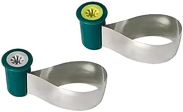 Dental Sectional Matrix System, Adjustable Dental Matrices Matrix Bands, Double-Side Contoured Anatomically Shaped Matrix Bands, Dental Stainless Steel Knob Type Matrix Bands.-Yellow 50pcs