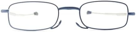 Folding Reading Glasses for Men Women Blue Light Blocking Readers with Keychain Compact Bags