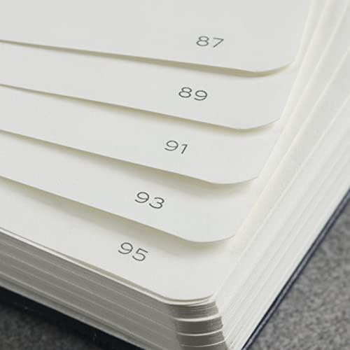 LEUCHTTURM1917 - 120G Special Edition - Medium Hardcover Notebook - 203 Numbered Pages with 120gsm Paper (Navy, Ruled)