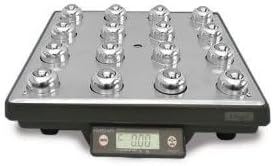 30102 Ultegra Roller Top Parcel Shipping Scale, 14" Length, 14" Width, 3.57" Height, 150 lbs Capacity