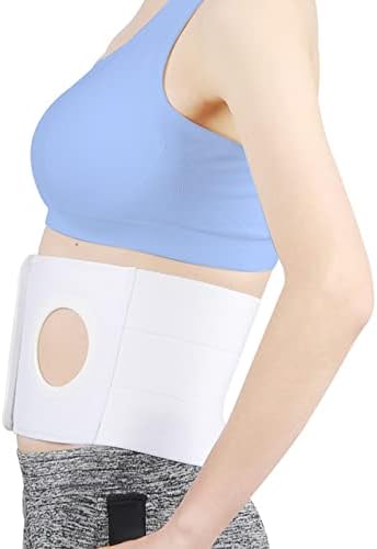 Medical Ostomy Belt Ostomy Hernia Support Belt Abdominal Binder Brace Abdomen Band Stoma Support for Colostomy Patients to Prevent Parastomal Hernia Stoma Opening- Men Or Women- Size XL