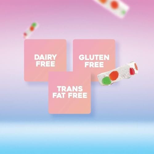 Italian Jujube Nougat Candies – Soft & Chewy Fruity Nougat Candy, 2.2 lb Bulk Bag, Party‑Ready, Gift-Friendly Sweets, Assorted Fruit Flavors