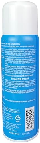 Andis 12551 Cool Care Plus 5-in-1 Clipper Blade Spray - Professional Grooming Tool with Easy Cleaning, Cooling, Disinfecting, Lubricating, and Rust Prevention – All Hairs Type, 6 Oz – Blue