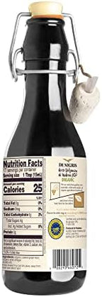 De Nigris Premium Organic Balsamic Vinegar Of Modena (55% Grape Must) 8,5 Oz (250ml) | Balsamic Vinegar From Modena Italy, Ideal For Hot Dishes | Balsamic Vinegar Aged | Balsamic Vinegar Organic