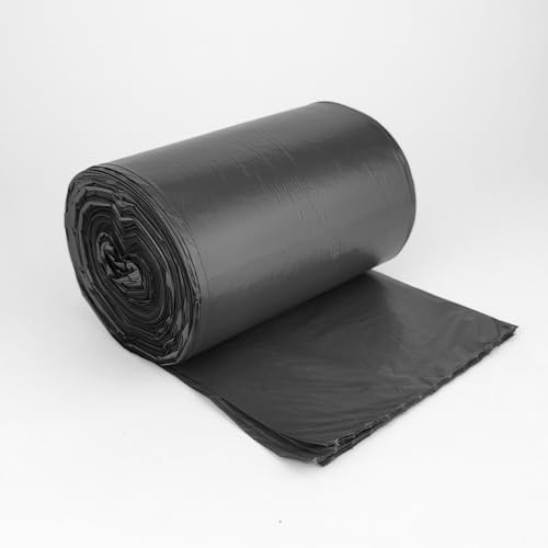 D.RECT Black Bin Bags 35L - Bin Liners 50 Pieces - Black Rubbish Bags - Bin Bag Perfect for Everyday Use, Household, Office, Kitchen & Caterers