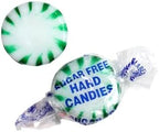 Sugar Free Spearmint Starlight Mints, 2 Pound Bulk Bag (Approx 140 Pieces), Individually Wrapped Hard Candy, The Hampton Popcorn & Candy Company