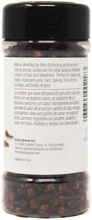 Badia Whole Cloves, 1.25 oz, Premium Spice for Baking, Cooking, Beverages, Aromatic & Flavorful