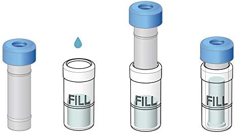 GVS Filter Technology, Separa Syringeless Filter Vial, PTFE Membrane, 0.2µm, 100/pk